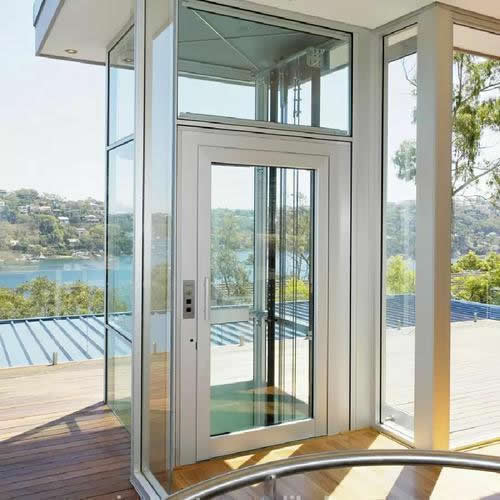 手拉門液壓觀光電梯