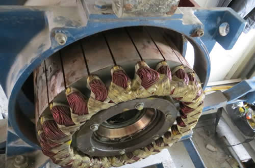 永磁曳引機(jī)拆解圖