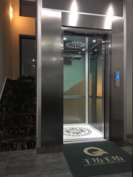 鋼帶式_鋁合金井道_觀光電梯