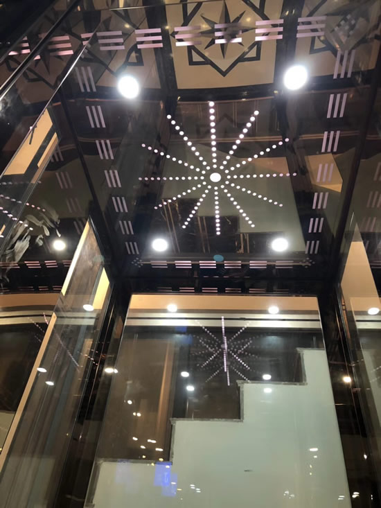 上海別墅電梯_轎頂