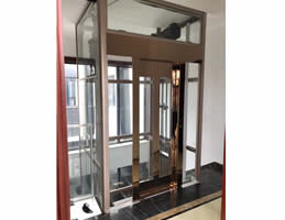 上海別墅電梯完工