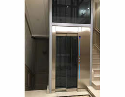 大視野玻璃門觀光電梯鋁合金框架梯