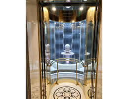 億元裝修別墅弧形觀光電梯特殊定制