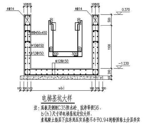 電梯基坑做法