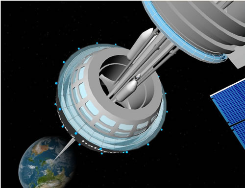 太空電梯,空間電梯