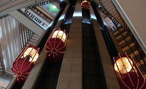 馬奎斯萬豪酒店玻璃電梯