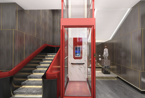 家用鋼帶平臺(tái)電梯 - 占用空間低,“零”底坑