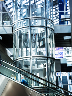 玻璃圓形觀光電梯